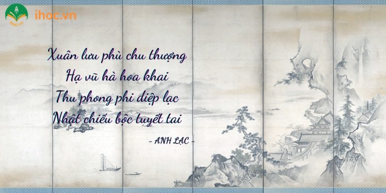 Thơ 7 chữ là thể thơ gì? Luật thơ Thất ngôn bát cú
